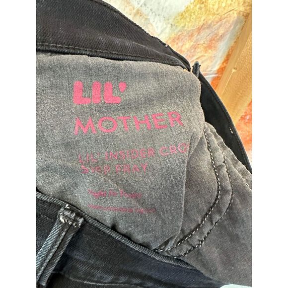 Anthropologie MOTHER The Insider Crop Step Fray Jeans Size 23 - Picture 9 of 9